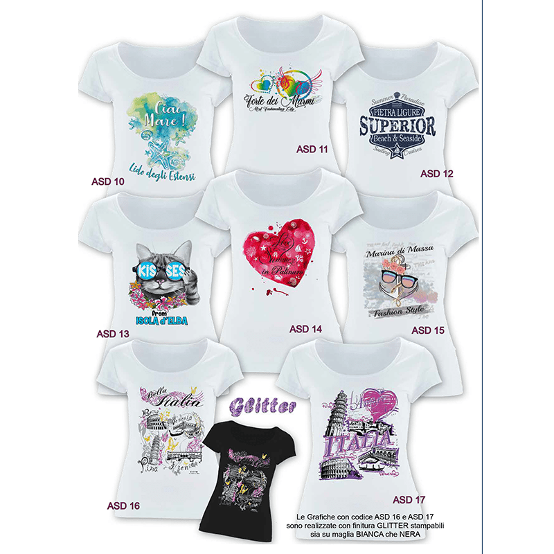 Gallery T-shirts donna souvenir in cotone 100% image 2