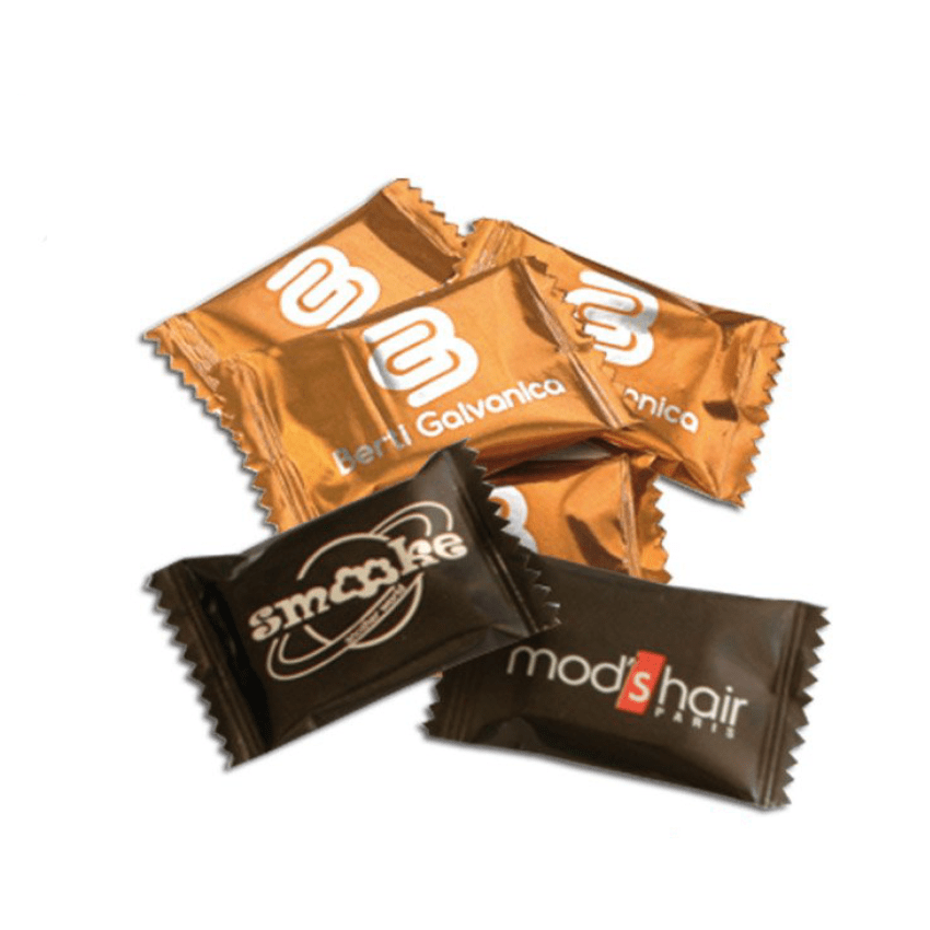 Cioccolatini personalizzati in flowpack