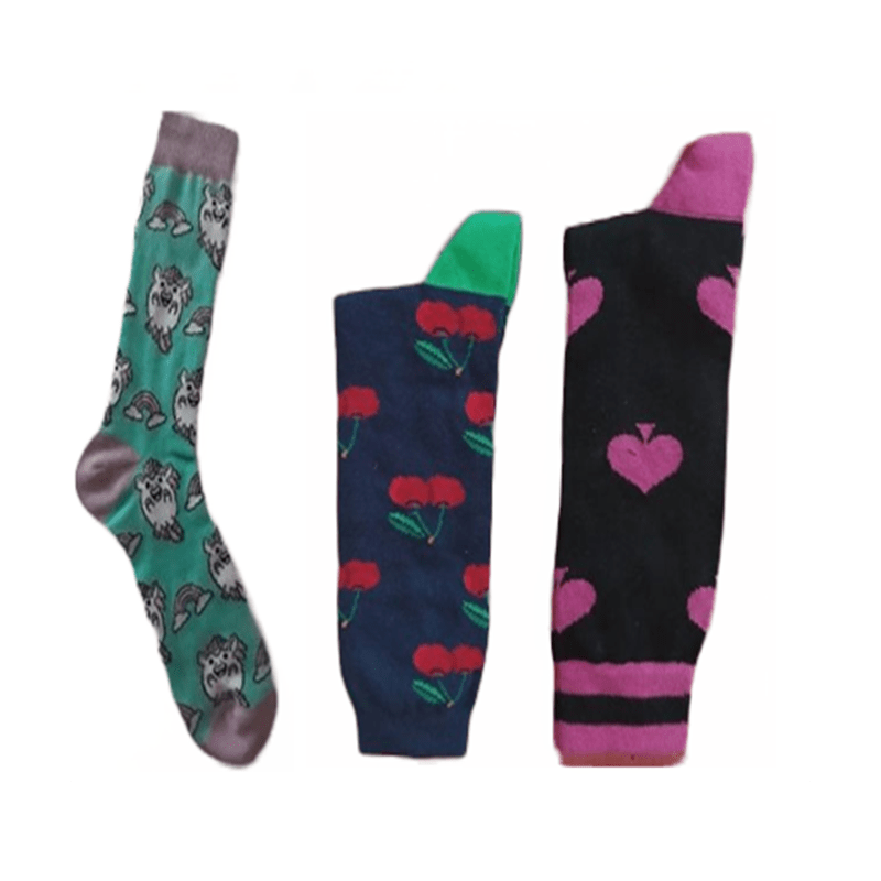 Gallery Calze in cotone pettinato tipo “Happy Socks” image 3