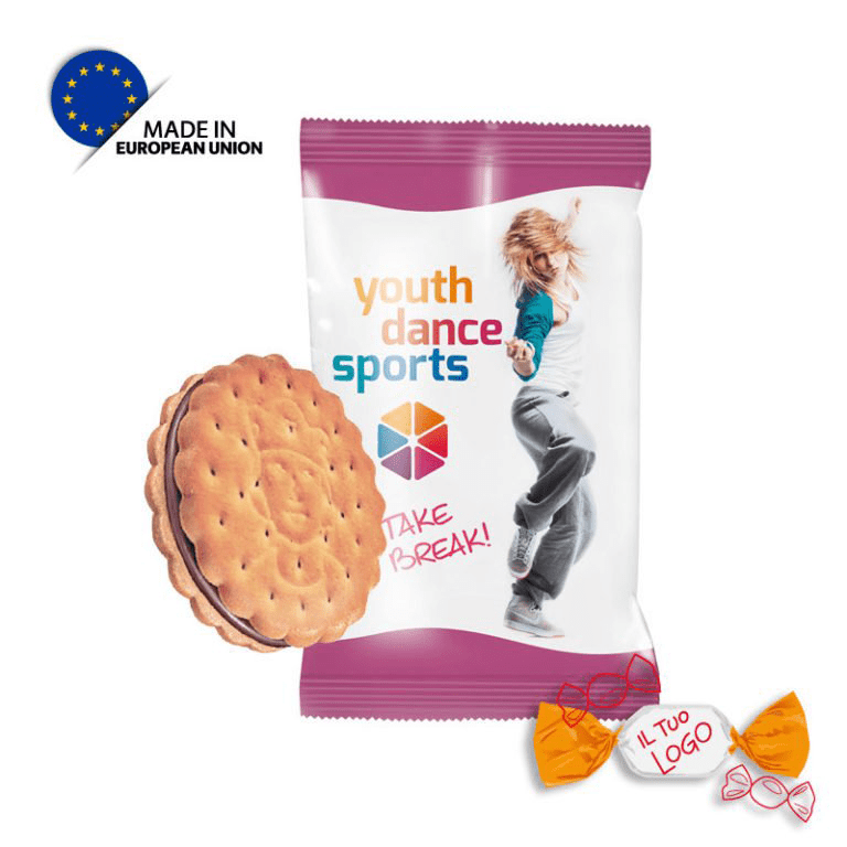 Biscotti con incarto personalizzato